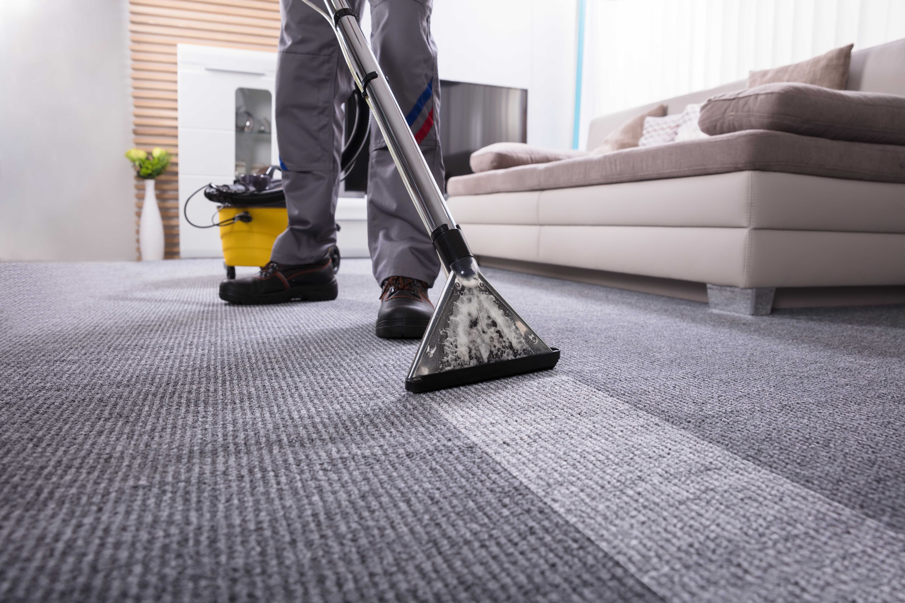 Carpet cleaning in a residential setting